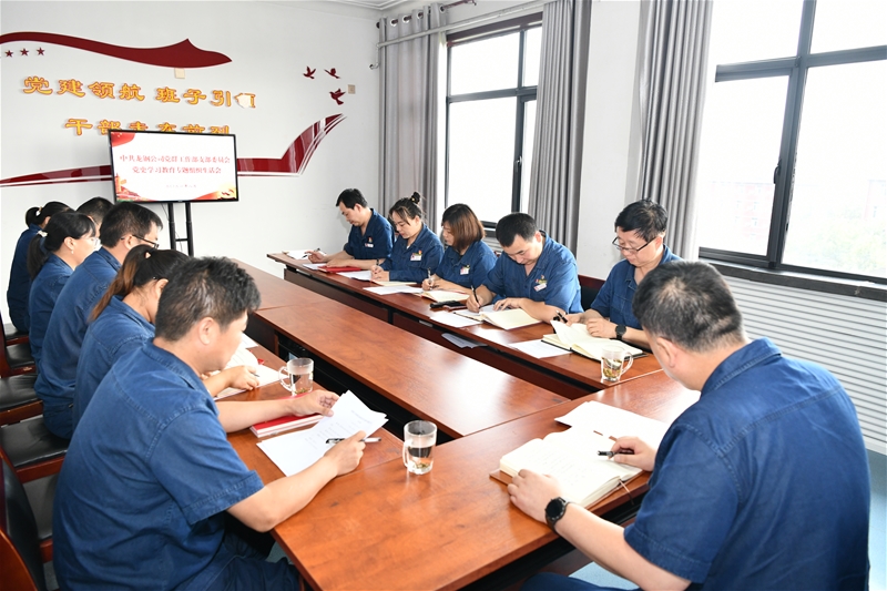 公司領(lǐng)導(dǎo)以普通黨員身份參加所在黨支部黨史學(xué)習(xí)教育專(zhuān)題組織生活會(huì)